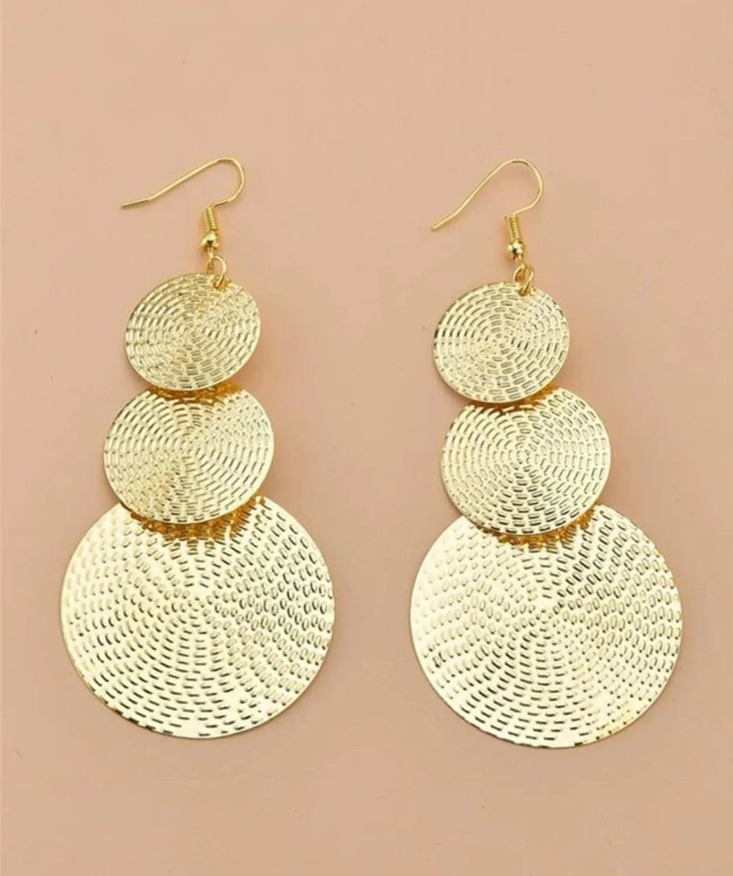 3 Layer Drop Earrings (light weight)