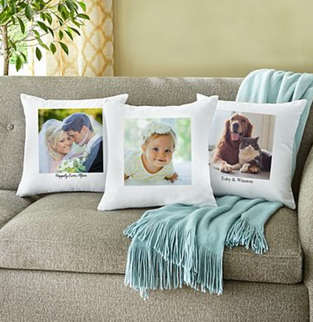 Personalised Photo Cushion, upto 4 photos