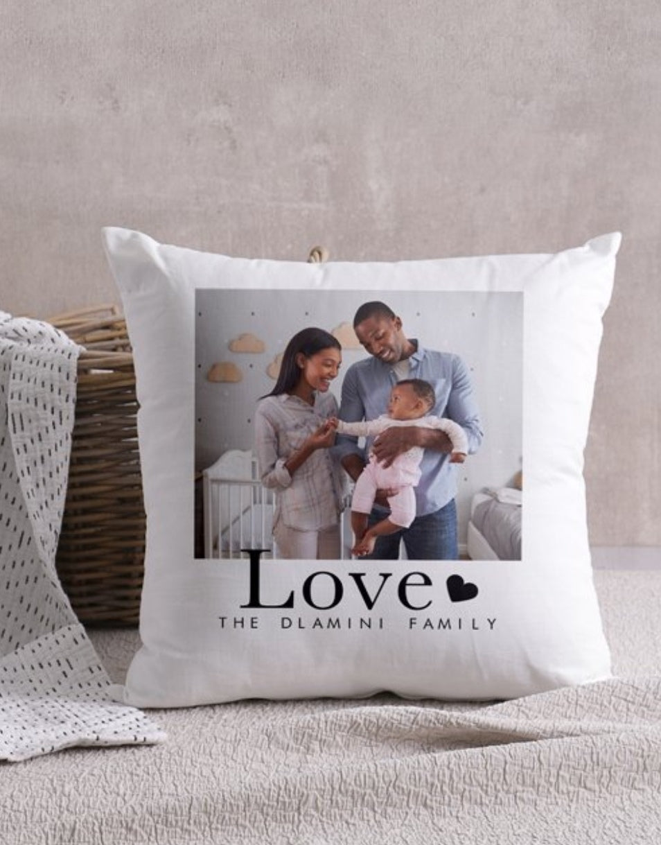 Personalised Photo Cushion, upto 4 photos