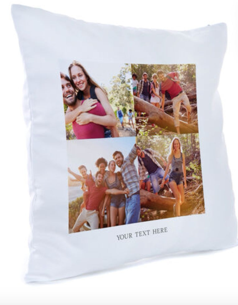 Personalised Photo Cushion, upto 4 photos