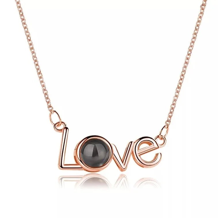 I LOVE YOU Necklace in 100 Languages