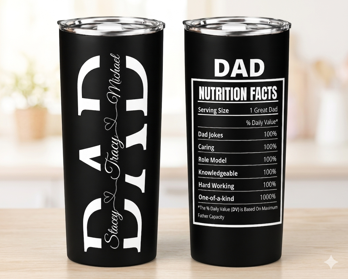 Father's Day Tumbler Personalised (20oz) Dad