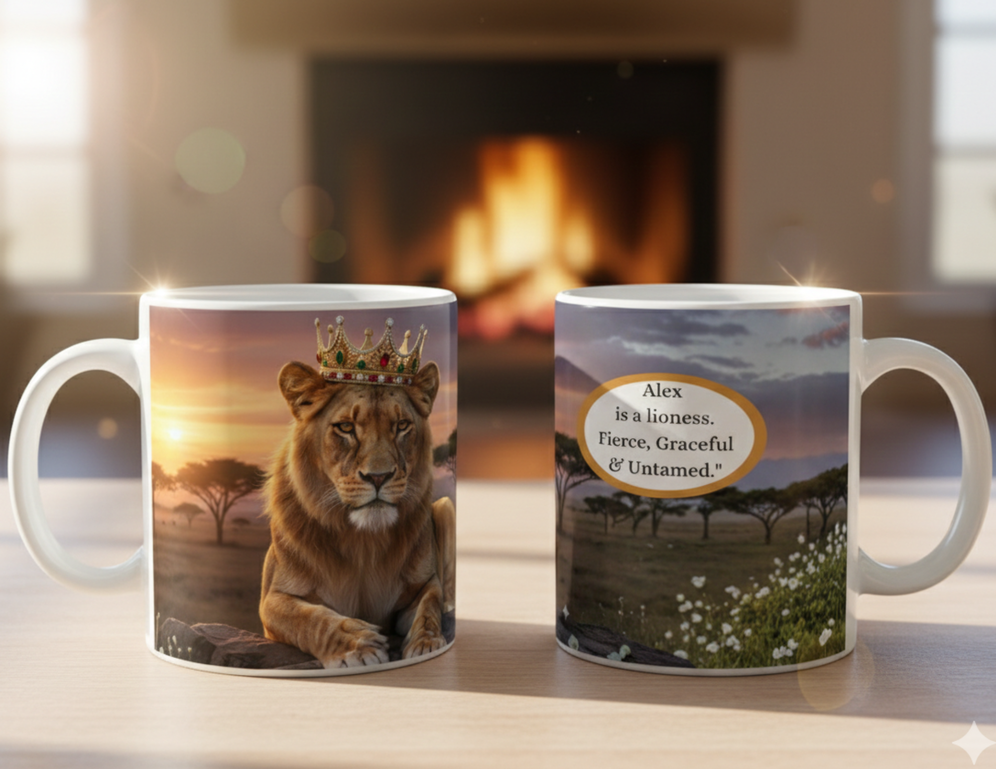 Lioness Mug - Add Name