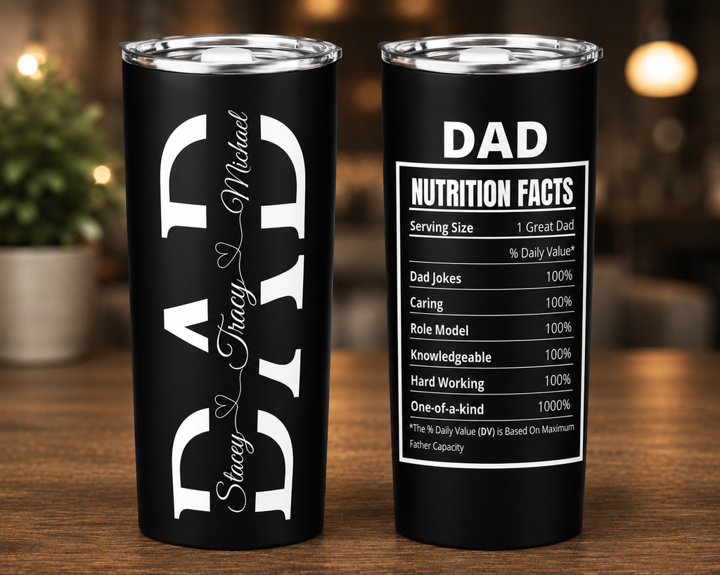 Father's Day Tumbler Personalised (20oz) Dad
