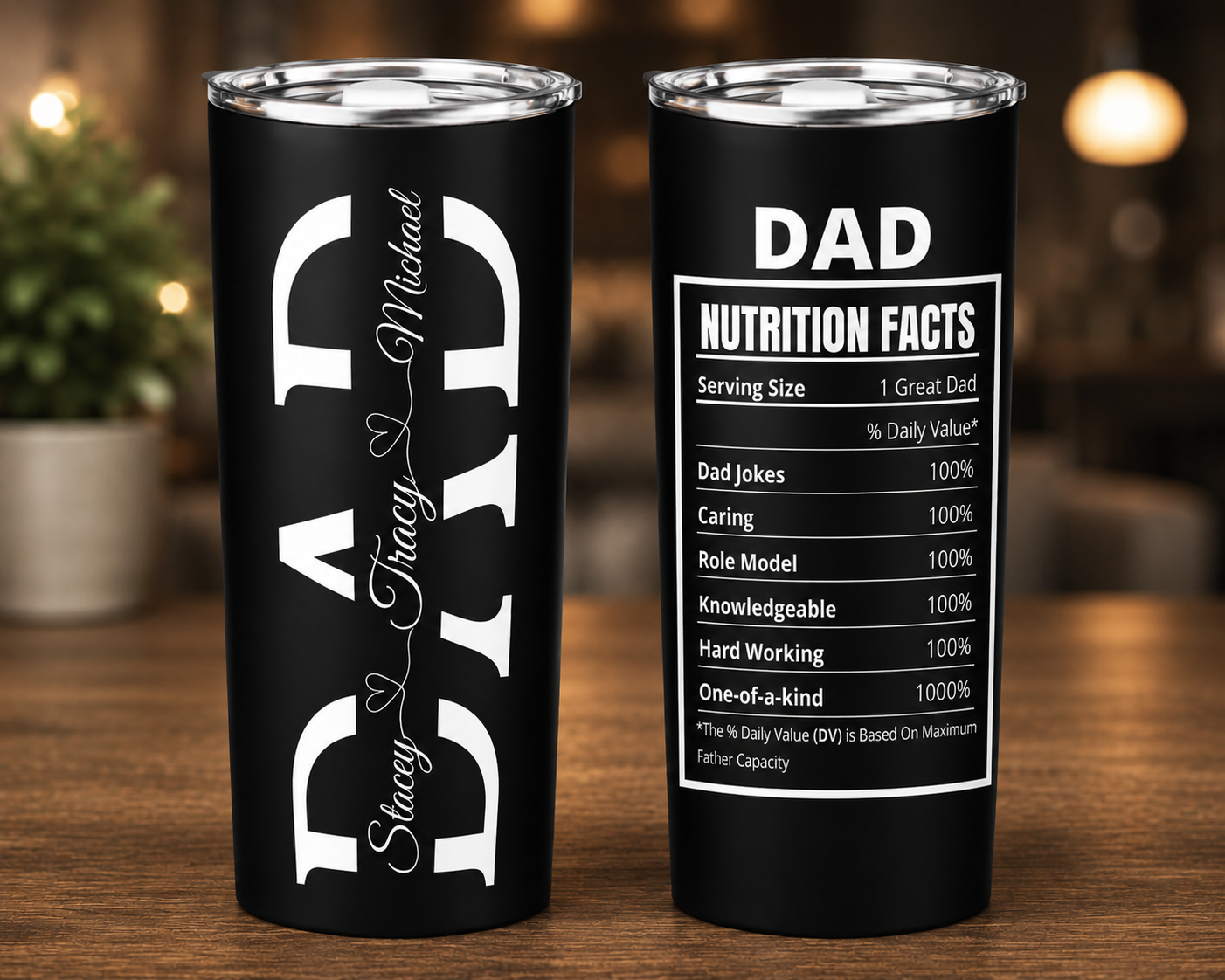 Father's Day Tumbler Personalised (20oz) Dad