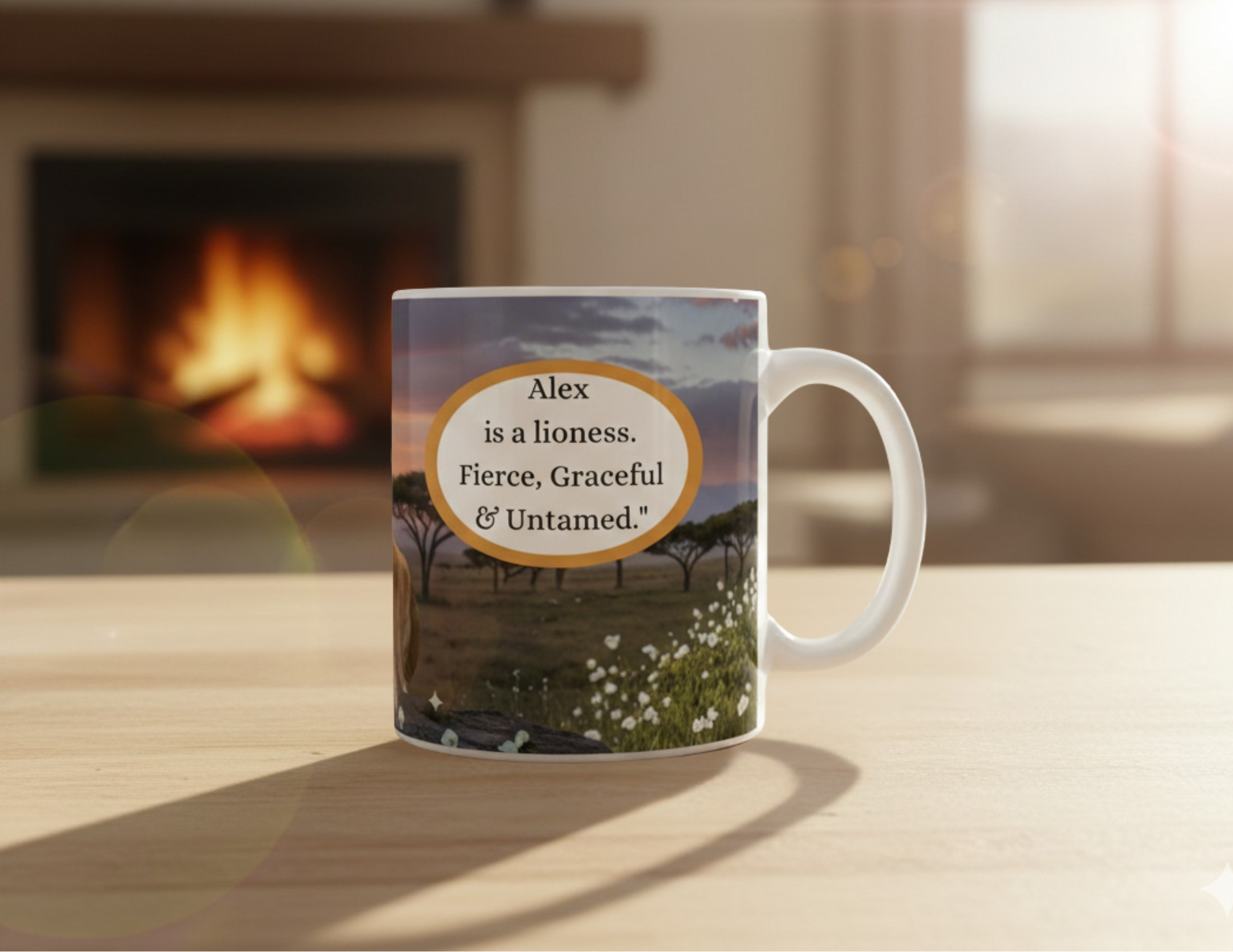 Lioness Mug - Add Name