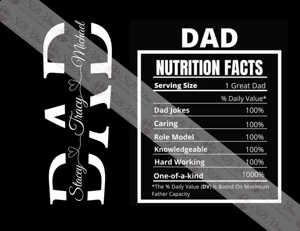 Father's Day Tumbler Personalised (20oz) Dad