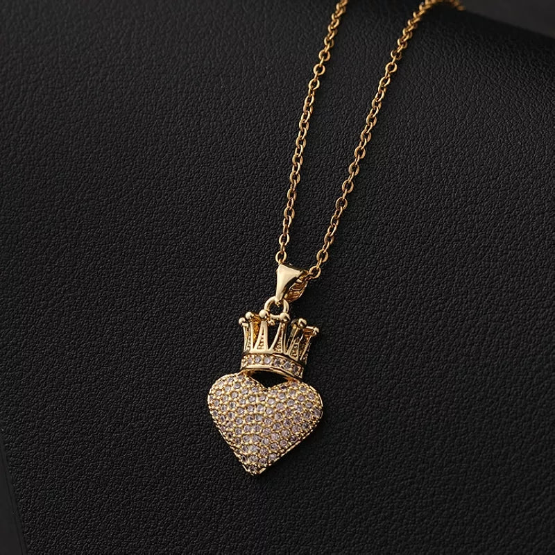 Love Crown Necklace & Pendant.