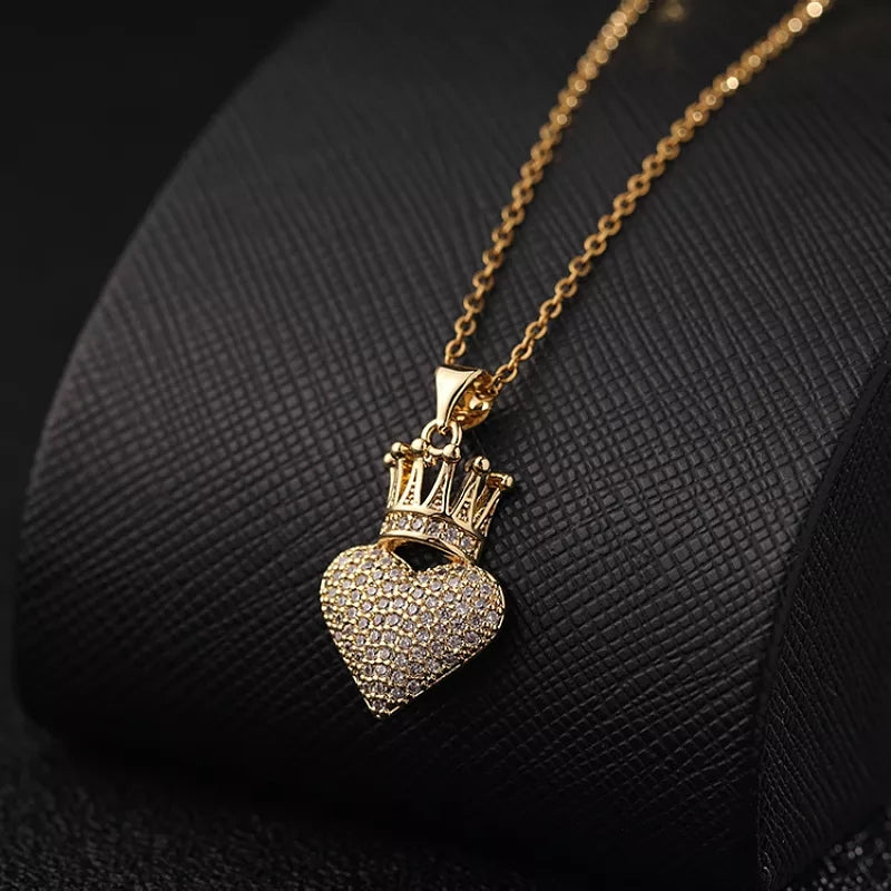 Love Crown Necklace & Pendant.