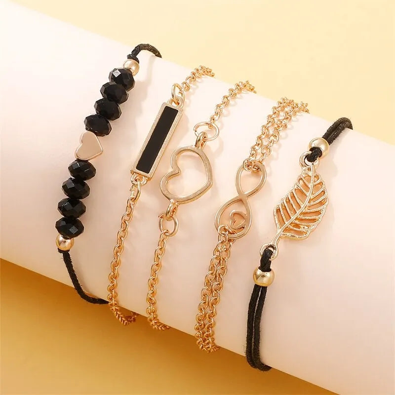 6pcs Watch & Bracelet Set