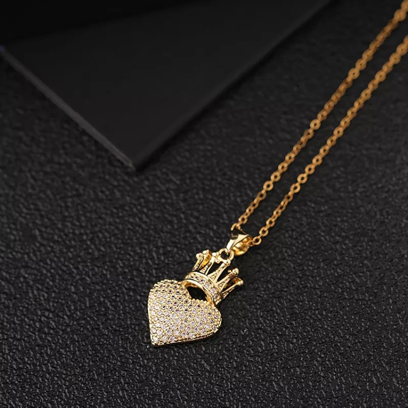 Love Crown Necklace & Pendant.